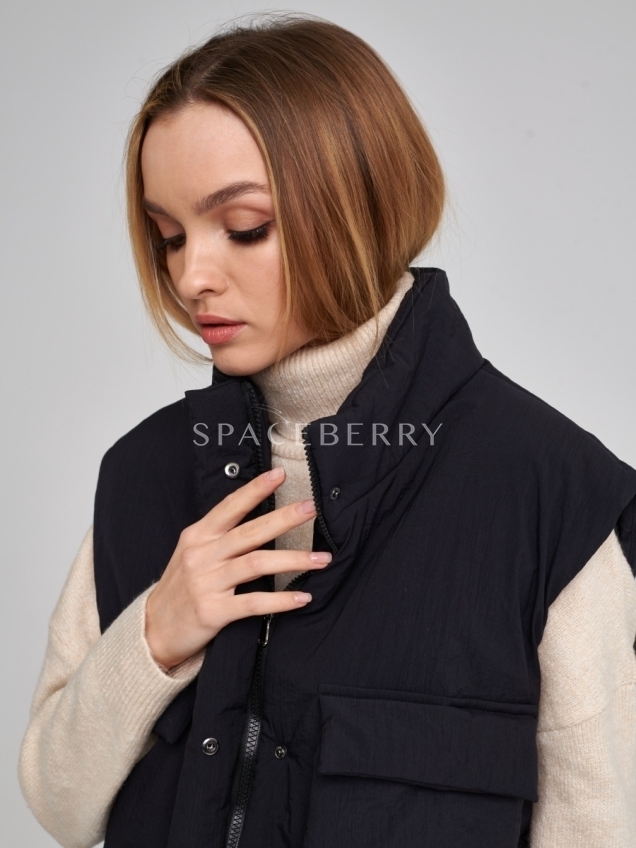 Женская зимняя куртка, теплый жилет