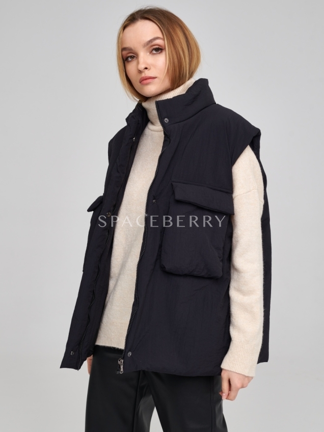 Женская зимняя куртка, теплый жилет